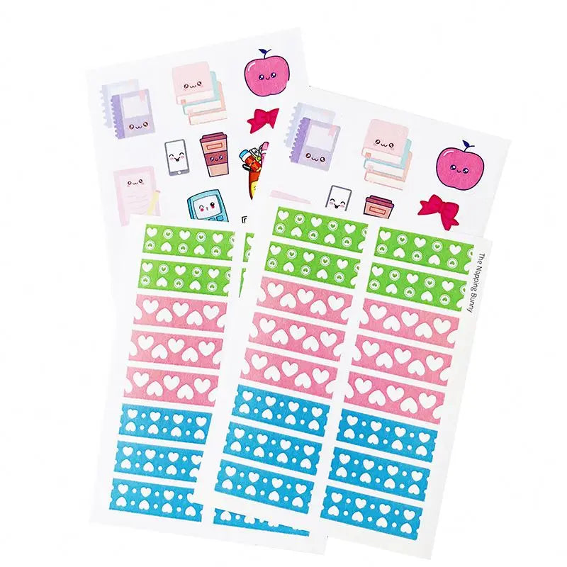 Best Price Monthly Kiss Cut Planner Paper Vinyl Stickers Sheet