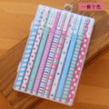 Japanese Korean Stationery Floral Watercolor Pen Custom Color Gel Pen 10 Color Gel Pens