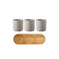 Nordic Style Household Ceramic Mouthwash Cup Set Family Parent-child Cup