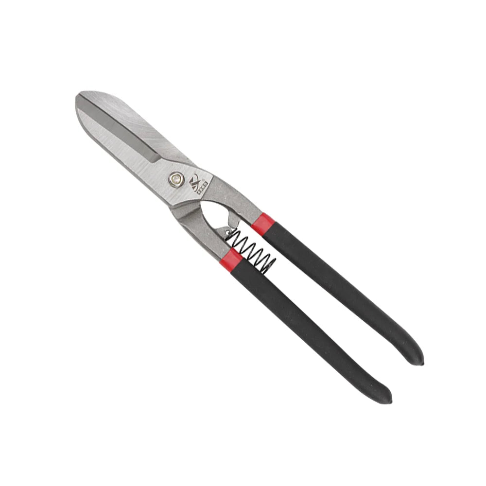 KAFUWELL SN4008T Industrial Grade Multi-Purpose Cutting Iron Scissors Sharp Tin Snips Sheet Shears with Dipped Handle