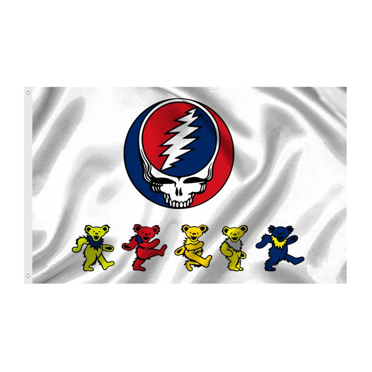 Hot Sell Custom 3x5ft New Design Grateful Dead Flags