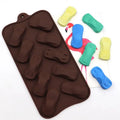 10 Cavity Car Shape Silicone Chocolate Fondant Resin Mold DIY Handmade Soap Candle Ice Cube Tray Molds