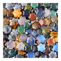 Flower Crystal Pendant Assorted Stone Mini Gemstone Flower Pendant Necklace Bulk Wholesale for Women Lucky Pendant Gifts