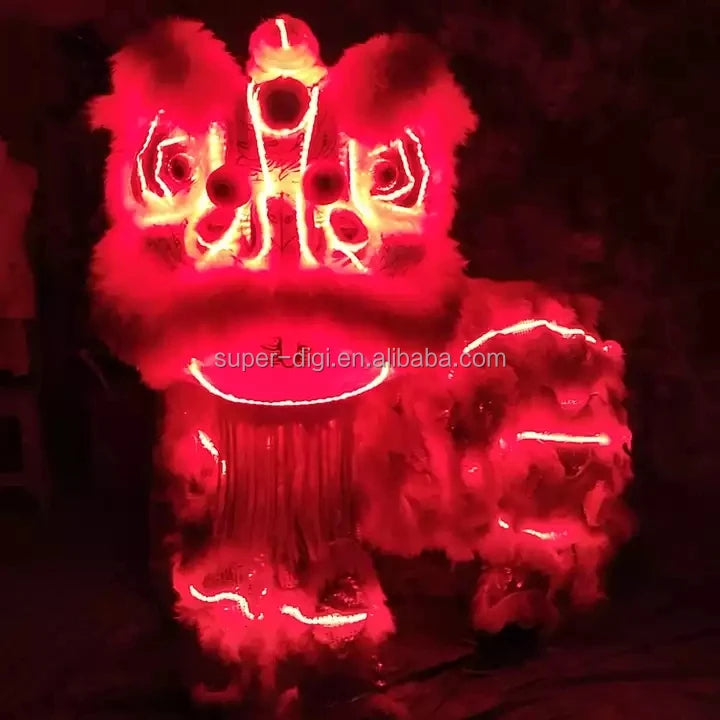 LED Light Lion Dance Costume  Luminous Folk  Dragon  Event Festival Celebration Spring Festival Luxury Event Stage Show Costumes