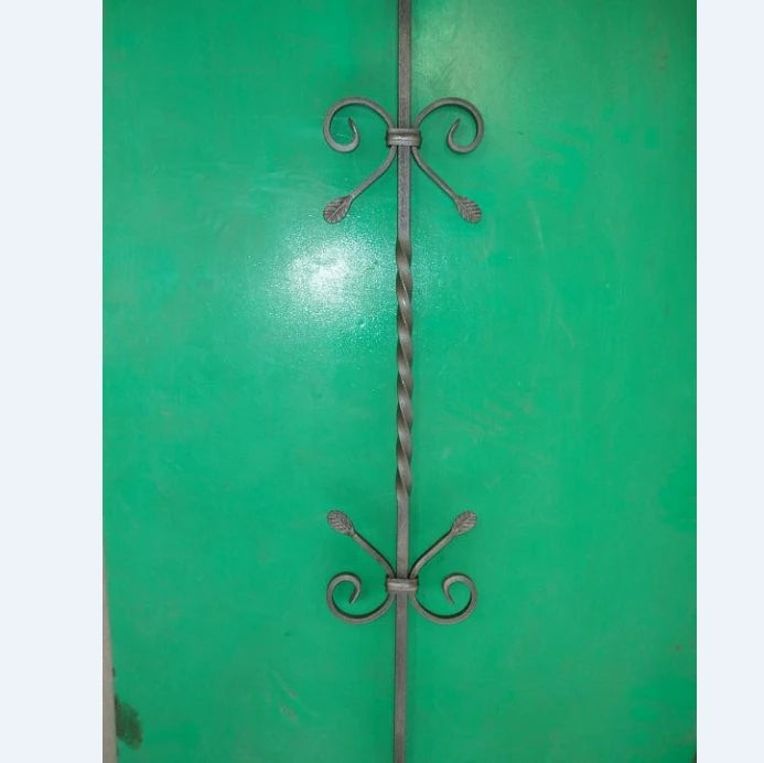 1000x140mm Ornamental Components Wrought Iron Baluster for Staircase Railing Handrail Balustrade Balcony Gate Fence Parts