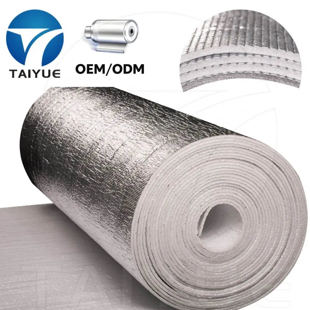 Reflective EPE Foam Foil Heat Resistant Insulation Roll for Industrial Metal Building Envelope and Roofing Systems
