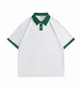 200gsm 100% Heavy Cotton Polo Shirts Short Sleeve Summer Customized Embroidered Printed T-shirt Man Polo Shirt