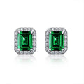 Emerald Party My Jewelry Earrings for Women Designer Bulk Wholesale Earring  S925 Silver Vintage Earrings