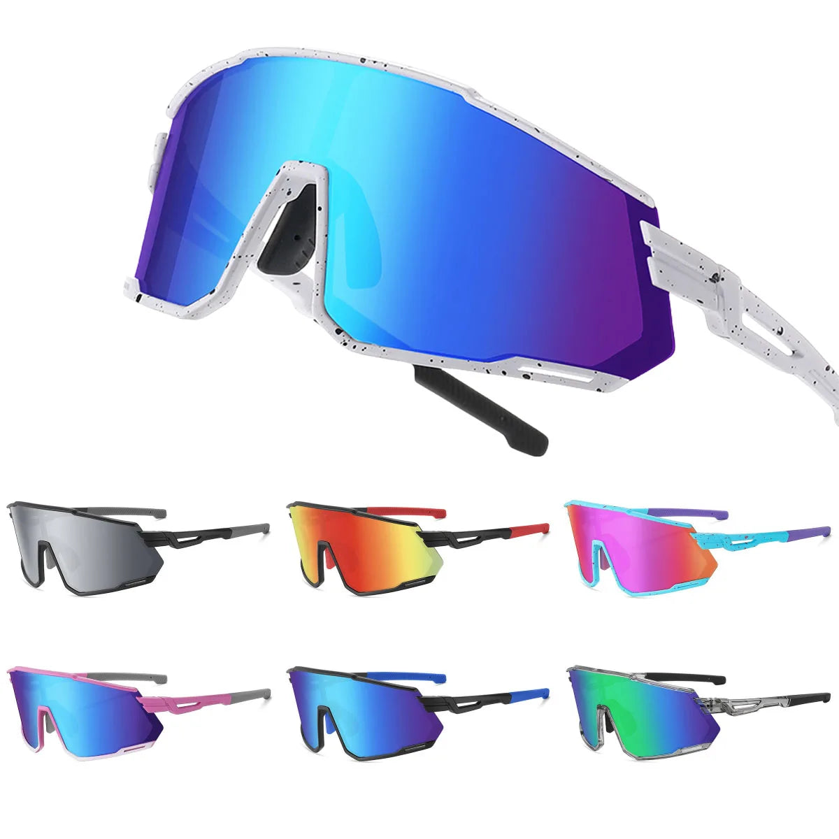 Men's Women's New Bicycle Sunglasses Photochromic Eyewear for Outdoor Sports Mountain Bike Riding Cycling Motorcycle Goggles