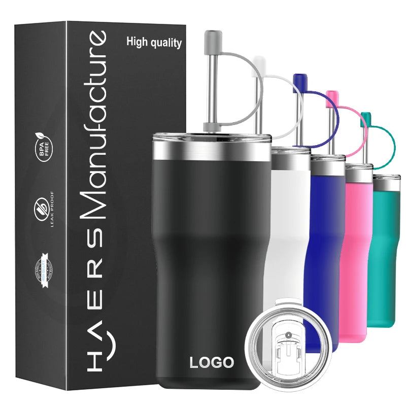 Factory Hot Selling Double Wall Stainless Steel Water Tumbler Travel Mug Custom Logo Insulation Large Mugs