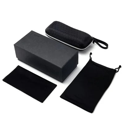 Sunglasses Packaging Folding Paper Box Glasses Case Mirror Cloth a Variety of Suit Options