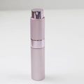 Elegant Rotary Three-Section 8ml Refillable Mini Perfume Bottle Essential Oil Pump Sprayer Portable Liquid Cosmetic Metal