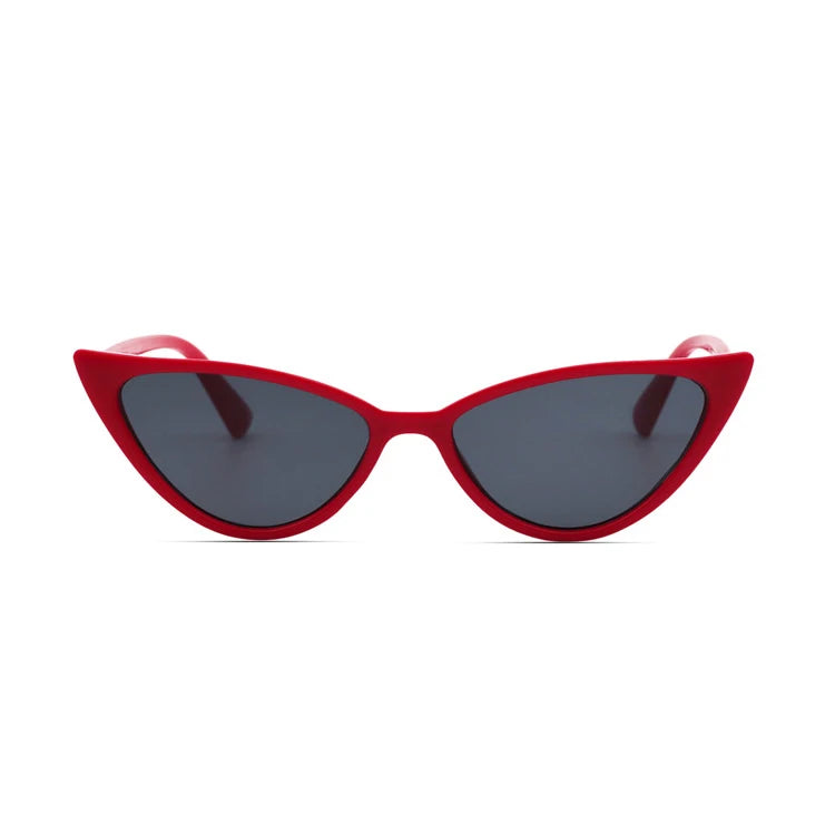 VIFF HP18567 Fashion Women Glasses Retro Cat Eye Gafas UV400 Small Sexy Red Occhiali Da Sole Uomo Cateye Sunglasses