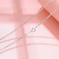 Wrinkle Oval Chain 925 Sterling Silver Chain Necklace