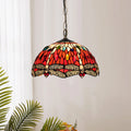 Tiffany Stained Glass OEM Pendant Light for Hotel Lobbycafe & Living Room Ceiling Chandelier Light for Home Use Hotel Project