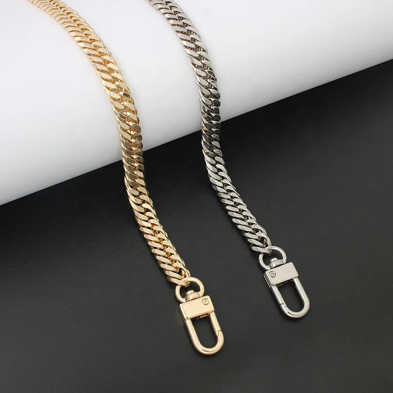 Nolvo World 10mm Gold Silver Handbag Hardware Metal Chain Bag Handle Chain Purse Strap Bag Chain Handbag Accessories