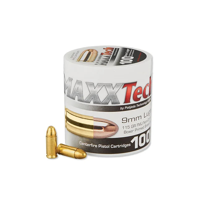 Custom Printed Cylinder Tube Cardboard 9 mm Ammo Boxes Ammo Tray 9 mm Ammo Packaging