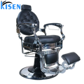 Kisen High End Wholesale Price Luxury Aluminum Frame Vintage Gold Hair Salon Furniture Barber Chair for Men