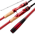 SNEDA High Carbon Fishing Rod Lure 4-18g 2 Sections1.8/2.1/2.4m Spinning Casting Rod Pole M Bass Fishing Tackle
