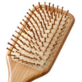 Wooden Paddle Detangler Comb Premium Bamboo Bristle Hairbrush for Anti-Static & Massaging Scalp