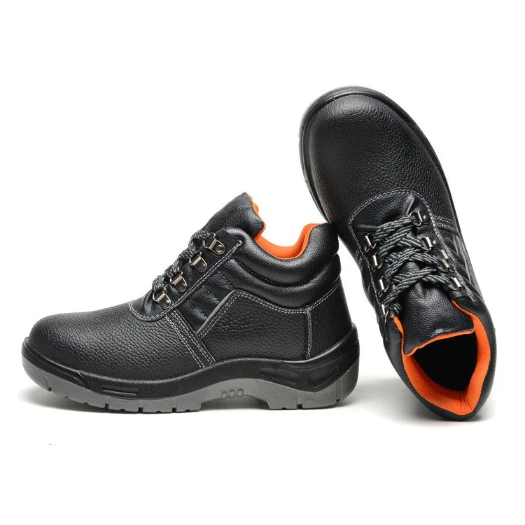 Hot Selling Famous Brand Men's Construction Work & Hiking Shoes New Comfortable Anti-slip & Anti-puncture Winter Safety Stock