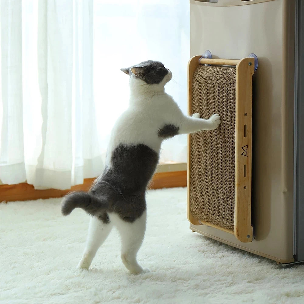 Durable Claw Toys for Cats Wooden Sisal Cat Scratcher Cardboard Lounge Bed Cat Scratching Post Board Pads