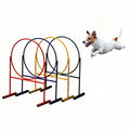 USMILEPET Factory Direct Dog Jump Ring Agility Kit Hoop Jump Set Dog Agility Training Course Equipment Professional for Dog