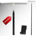 All-Purpose Eco-Friendly Telescopic Window Squeegee Retractable Silicone Scraper Aluminum Handle with Hook
