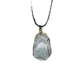 2026 HZ Factory direct Quartz Agate Semi-Gem Water Drops pendant Watermelon Green Stone Necklace for lover