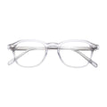 Men's Women's Transparent Computer Brand Design Eyeglasses Vintage Clear Acetate Frame Oval Style Diamond Face Shape Match