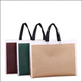 Customized Reusable Tote Shopping Bag Recycled Eco Non Woven Bag with logo Fabric Packing Bag with Handle