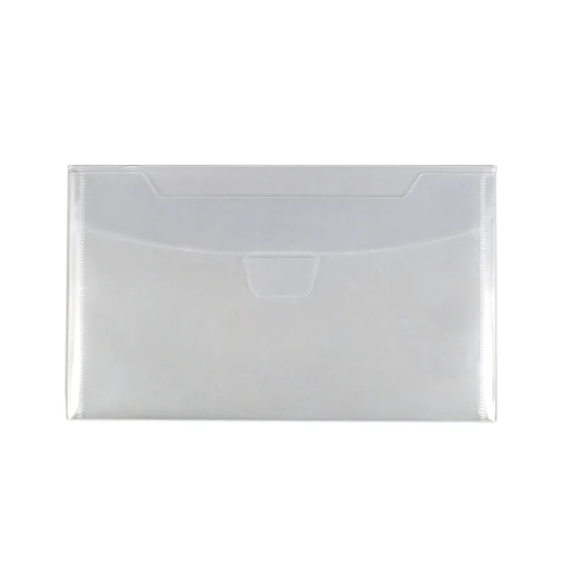 A3 A4 A5 Clear PVC Plastic Wallets Folders Document Magic Sticker Closure Files Pocket Information Receipt Stationery Bag