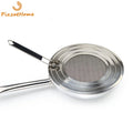 30 cm Stainless Steel Splatter Screen Frying Pan Lid Cooking Tools Prevent Oil Splash Foldable Splash Screen Cover