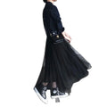 Wholesale New Fashion Ladies Long Skirts Tulle Layer High Waist Mesh Skirt Women