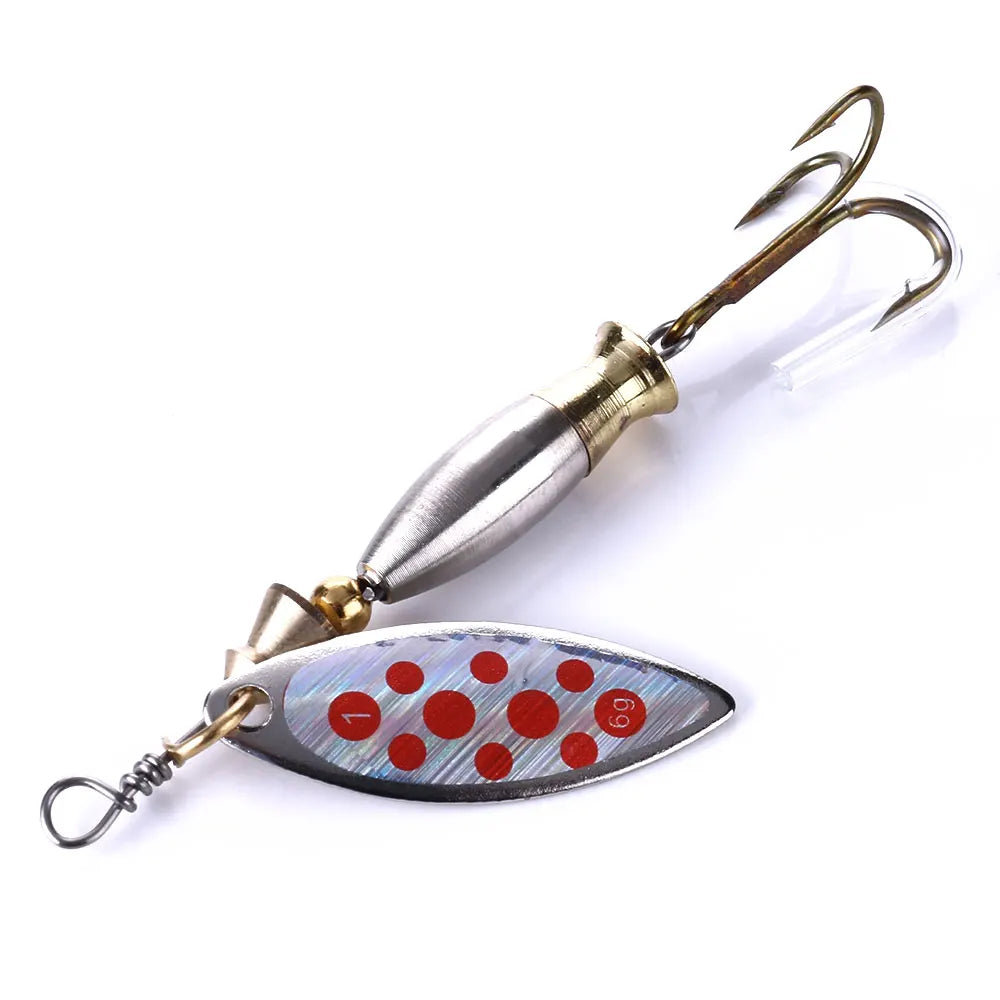 Wholesale SP154 7.8cm 8.1g Metal Spinner Baits Spoon Fishing Lures
