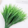 Green Artificial Plastic Grass for Christmas Tree Decorations Cut-Off Flower Arrangements Eco-Friendly Plant Material