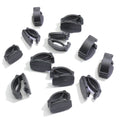Wholesale 1000Pcs/Bag Black Buckle Plastic Black Button Accessories for Flat Shoes Charm DIY Ornaments