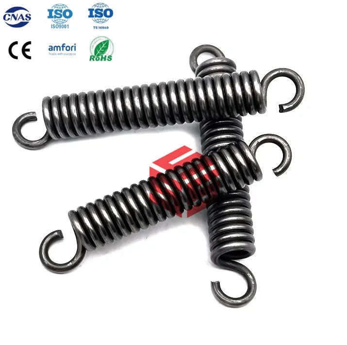 Customized 5.0mm Wire Diameter Double Hook Tension Spring High Grade Industrial Coil Steel Extra Heavy Load