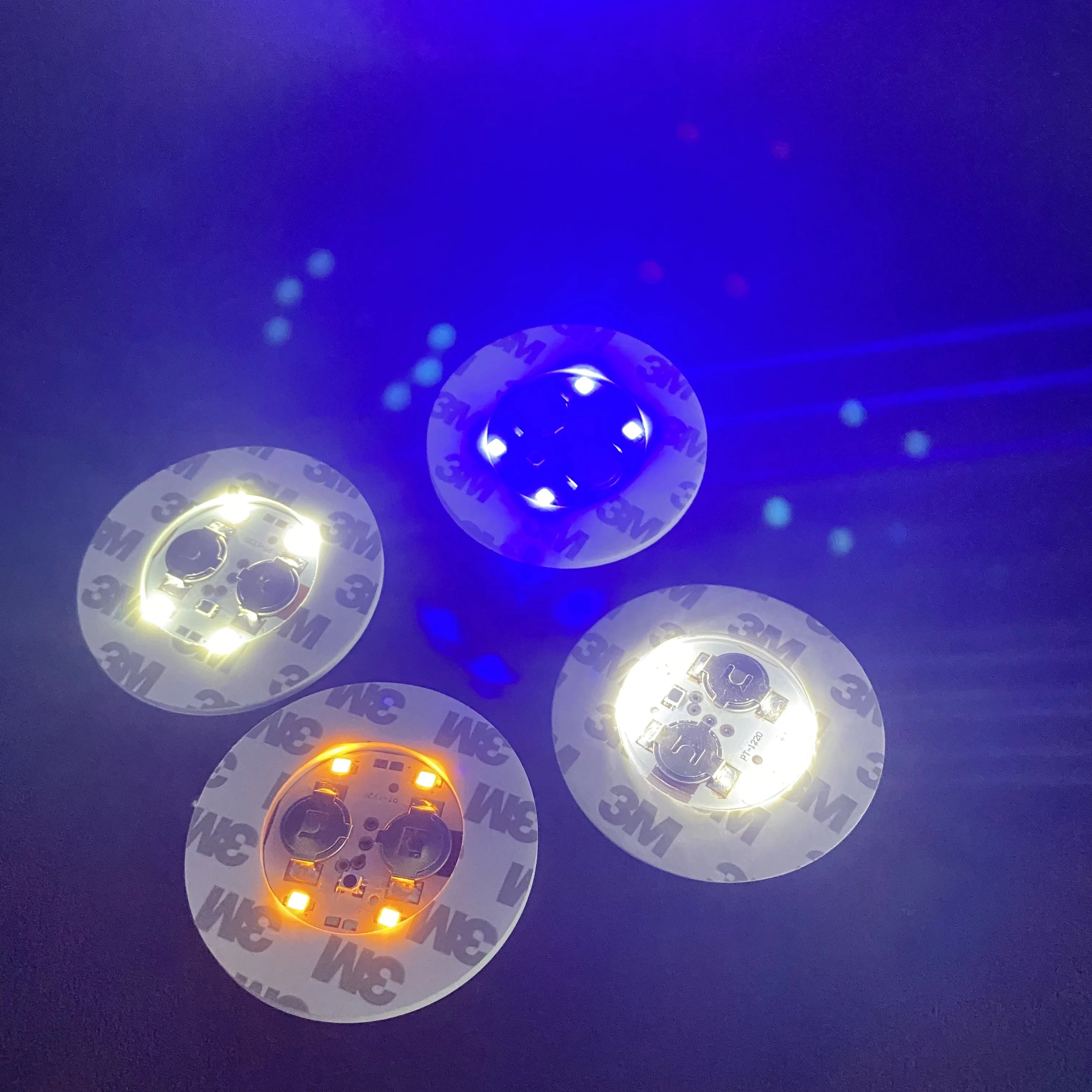 Cheap 3m EVA Light up Coaster Waterproof LED Bottle Coaster LED Bottle Sticker Pad for Glass Bottle