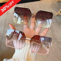 Kenbo Eyewear 2021 Luxury Oversized Gradient Sunglasses Unique Alloy Chain Frame Sunglasses for Women