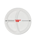 Customize Disposable Food Plates Sugarcane Bagasse  Compostable Biodegradable Eco Friendly Plate Microwave Biodegradable Plate