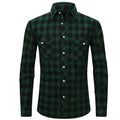 Wholesale Factory Chest Pockets Manufacturer Support FR Plaid Fire Retardant Welder Work Shirt
