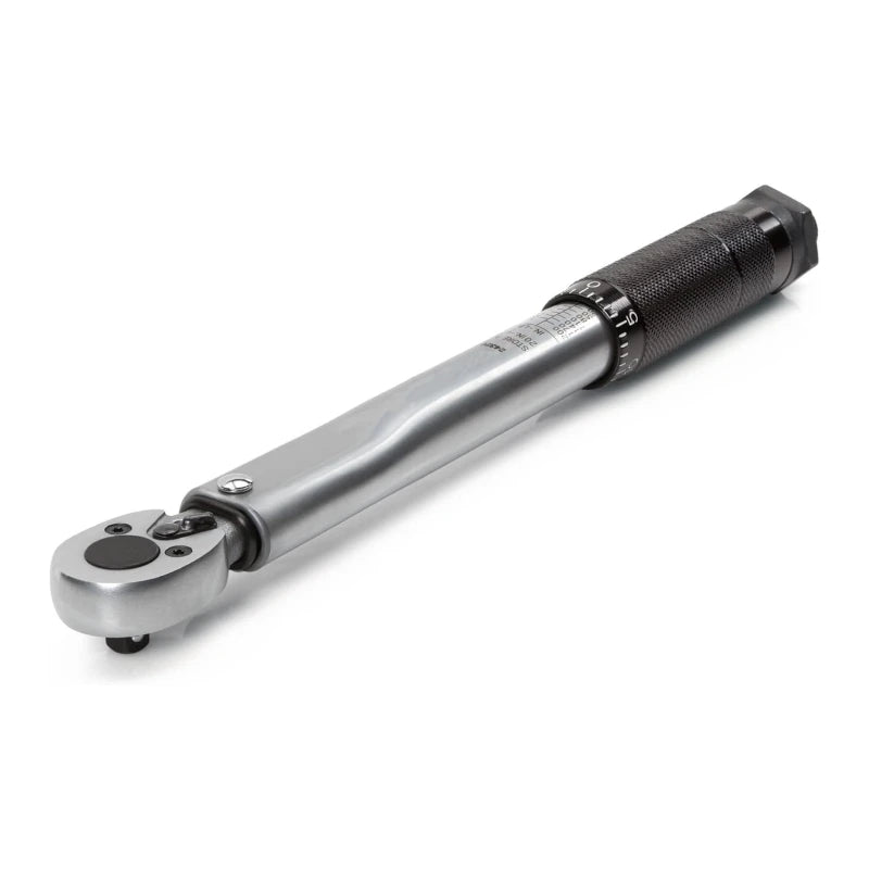 1/4" 20-200in.lb 2.2-22.6nm Torque Wrench Dual Scale 4% Accuracy Two Way Ratchet for Bike Car Workshop Diy