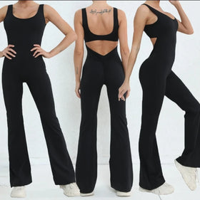 Jumpsuit Push up Yoga Bodysuits Gym Fitness Sets Workout Clothes Sportswear One Piece Yoga Tracksuit for Women