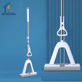 Easy-to-Use Large Suction Retractable PVA Mop Sponge One-Click Disassembly Assembly New Type Folding Hand Washing Mop Swivel