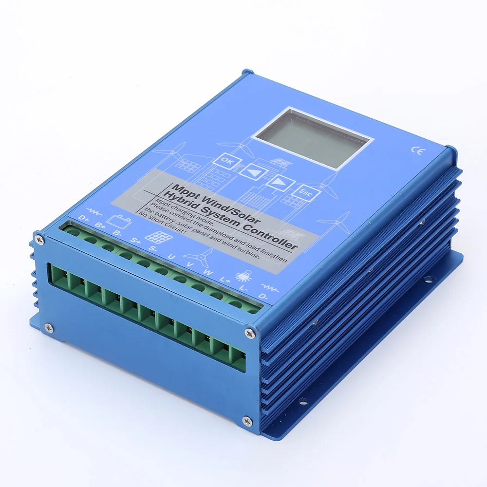Hot Selling  600W Wind 600W Solar 12V 24V Auto MPPT Hybrid Regulator for Solar Panels and Wind Generator