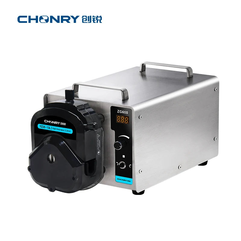 Large Digital Display Industrial Transfer Peristaltic Pump DC Motor Powered for Watering Wastewater Transfer Electric Fuel