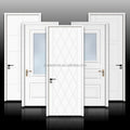 Interior Flat Wooden Partition Swing Doors Entry Living Room Flush Doors Smart Lock Finished Side Opening Soundproof Waterproof