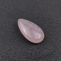 HZ New Crystal Crafts Natural Color Flashy Rose quartz Stone Pendant Teardrop shape Customized Pendant Necklace Crafts