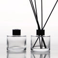 Round 100ml Transparent Color Fragrance Scented Reed Diffuser Glass Bottle for Aroma Oil